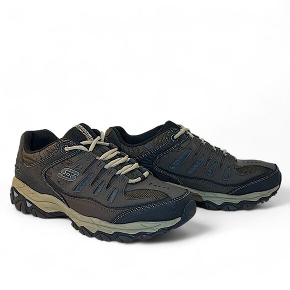 Skechers Men After Burn Memory Fit 50125 Black Athletic Shoes Sneakers Sz 10.5 - Picture 4 of 8